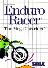Enduro Racer PAL Sega Master System PAL box art